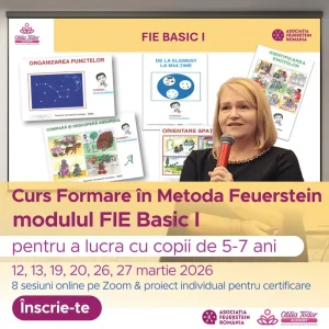 Curs de formare în Metoda Feuerstein Otilia Todor Basic 1, martie 2026